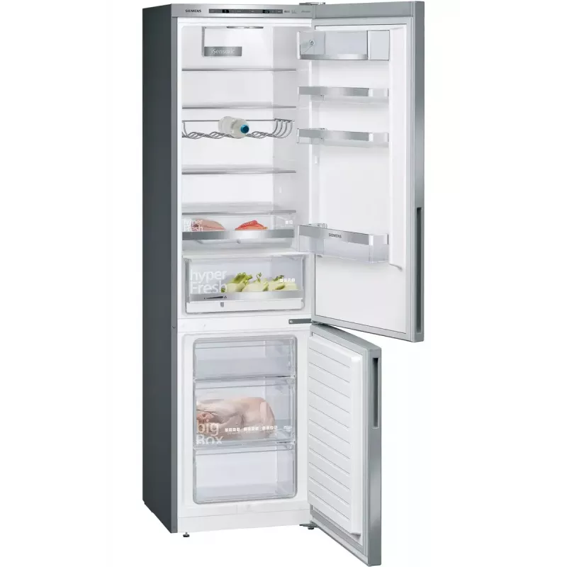 Siemens iQ500 KG39E8IBA šaldytuvas-šaldiklis, laisvai pastatomas, 343 l, nerūdijantis plienas