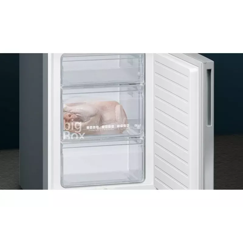 Siemens iQ500 KG39E8IBA šaldytuvas-šaldiklis, laisvai pastatomas, 343 l, nerūdijantis plienas