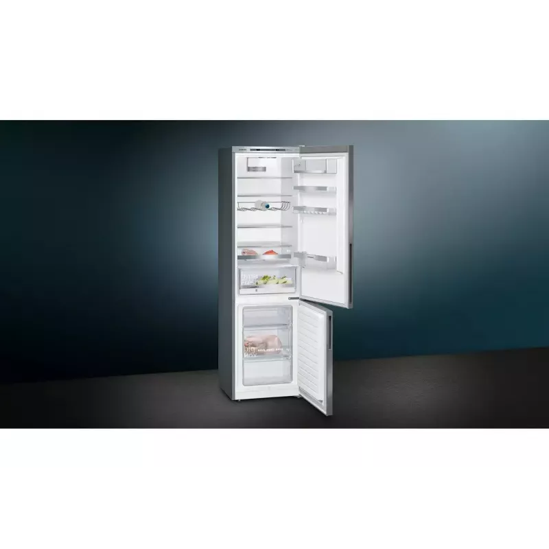 Siemens iQ500 KG39E8IBA šaldytuvas-šaldiklis, laisvai pastatomas, 343 l, nerūdijantis plienas