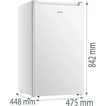 Gorenje F39EPW4 vertikalus šaldiklis, laisvai pastatomas, 61 L, baltas