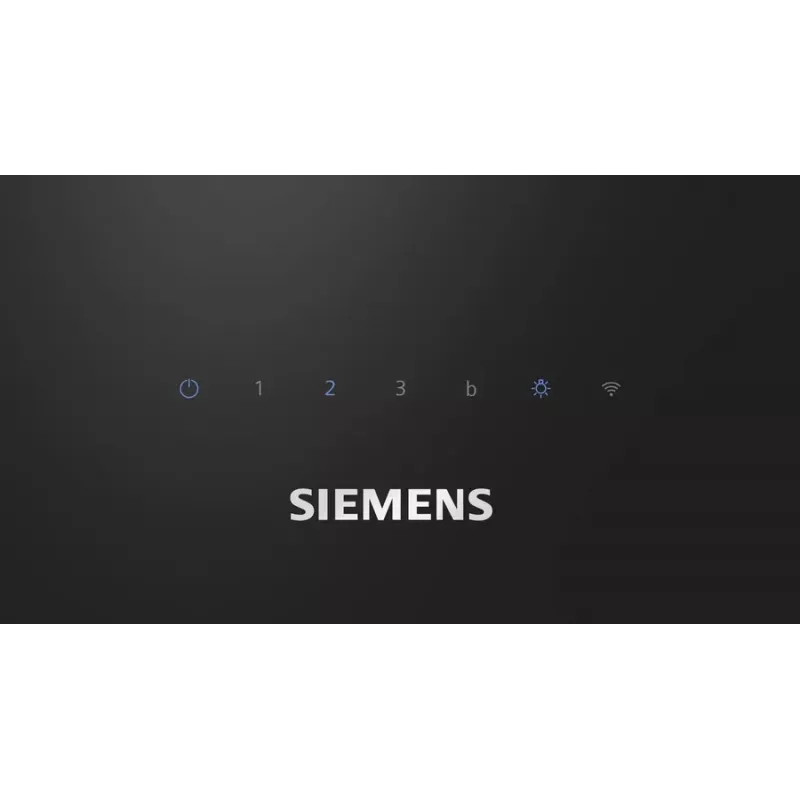 Siemens iQ300 LC87KFN60 virtuvinis gartraukis, sieninis, juodas, 427 m³/h