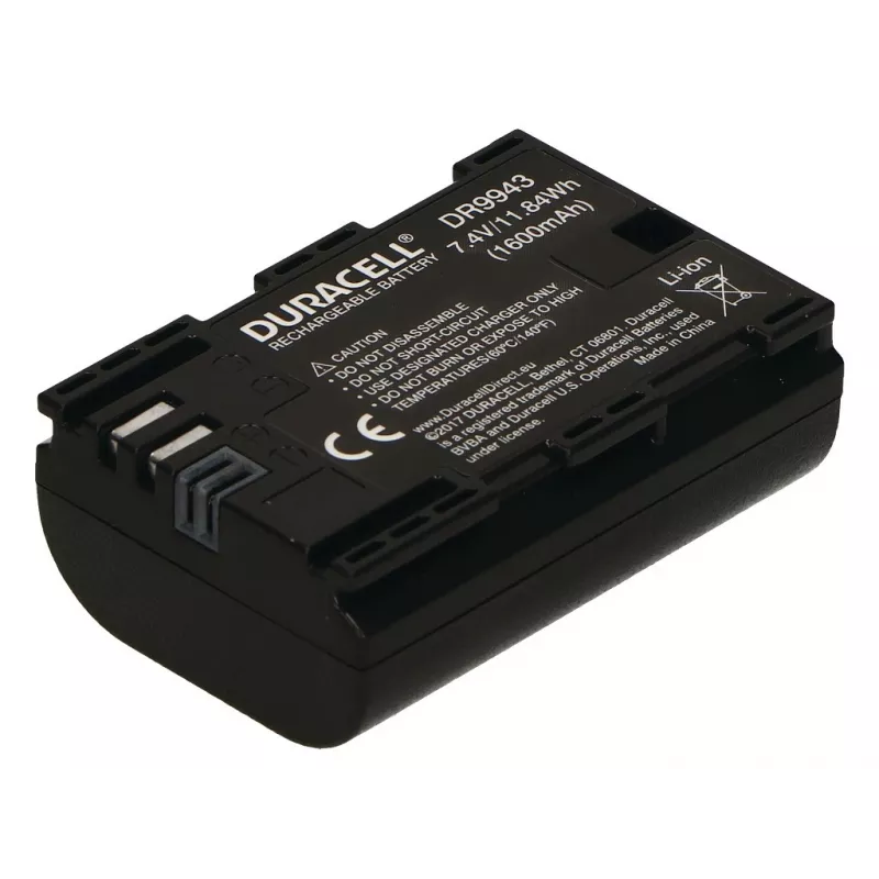 Akumuliatorius fotoaparatui Duracell DR9943 LP-E6 1600 mAh Li-Ion