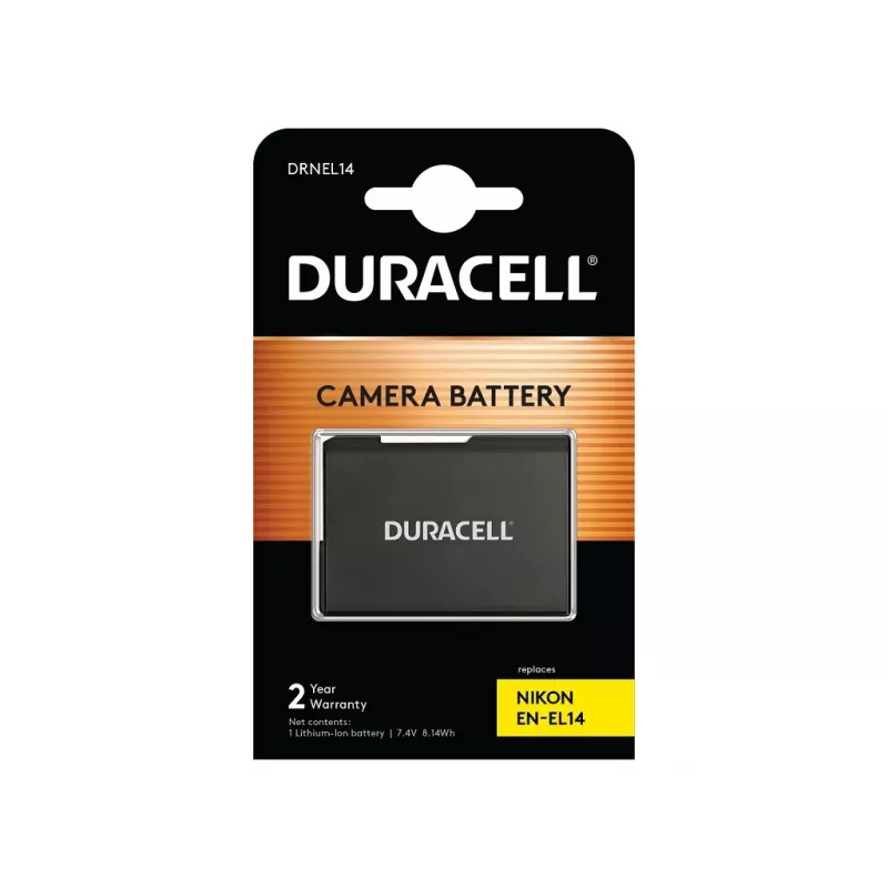 Duracell akumuliatorius fotoaparatui – Nikon EN-EL14 pakaitalas, 1100 mAh, 7,4 V, ličio jonų