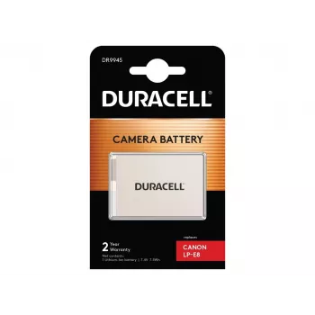 Duracell akumuliatorius fotoaparatui – atitinka Canon LP-E8, 1020 mAh, 7,4 V, ličio jonų (Li-Ion)