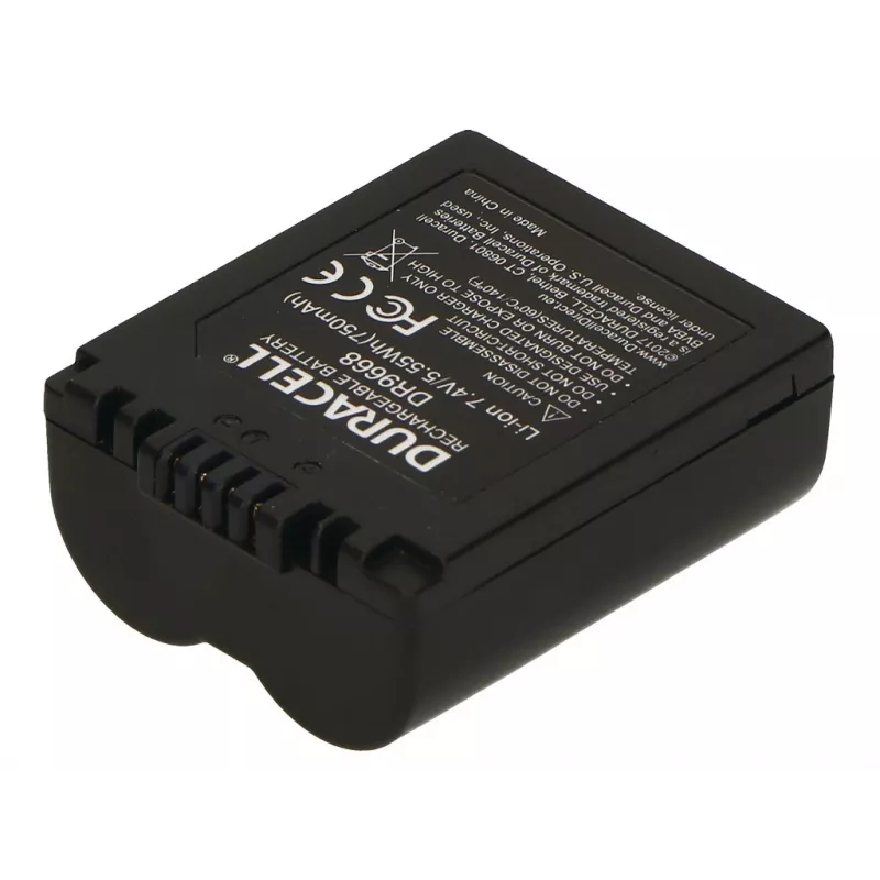Akumuliatorinė baterija fotoaparatui Duracell DR9668, ličio jonų, 750 mAh, 35x44x18 mm