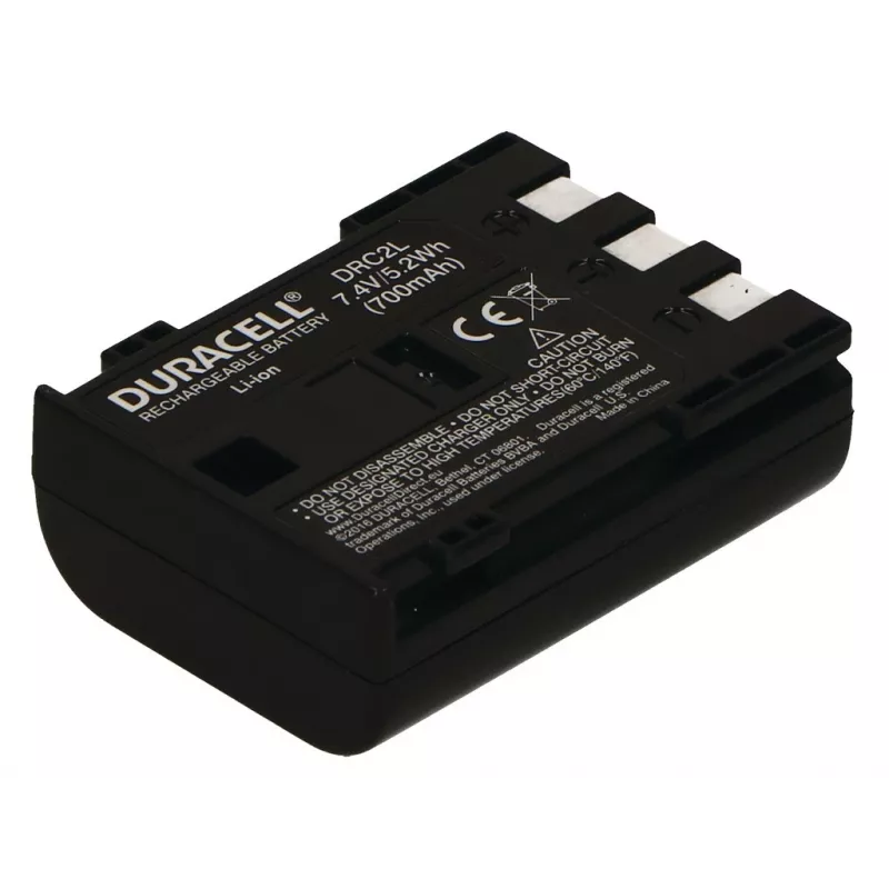 Duracell akumuliatorius fotoaparatui – Canon NB-2L pakaitalas, 700 mAh, 7,4 V, ličio jonų (Li-Ion)