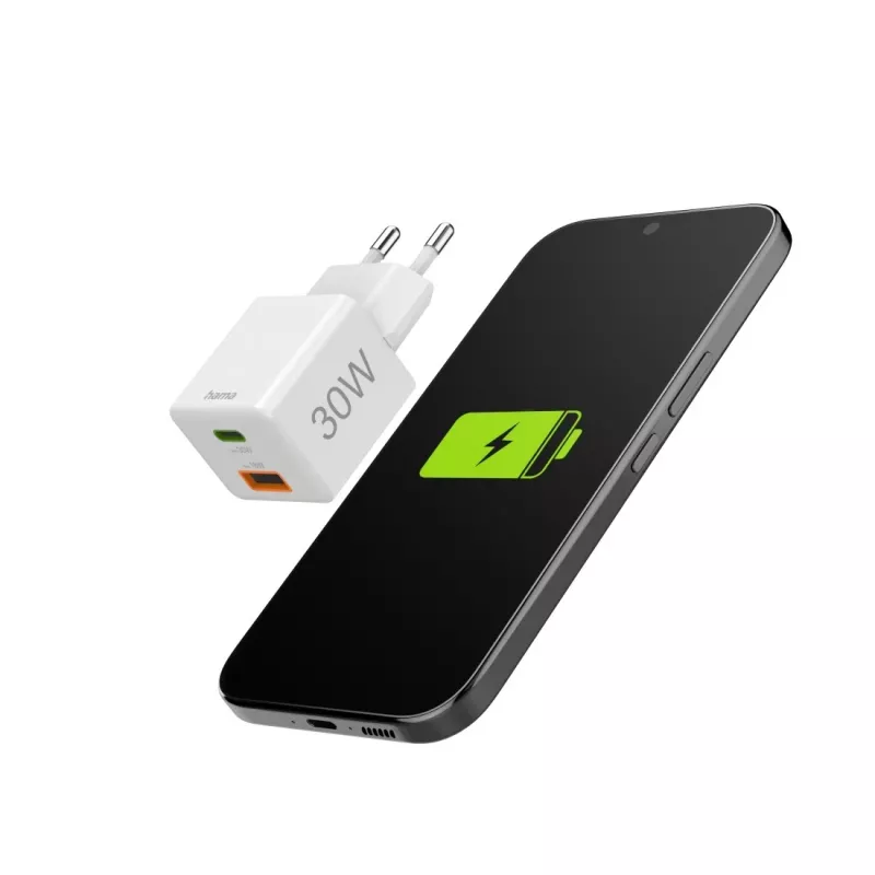 Hama 00201992 mobiliojo įrenginio įkroviklis Smartphone Baltas AC Greitasis įkrovimas Viduje, Lauke
