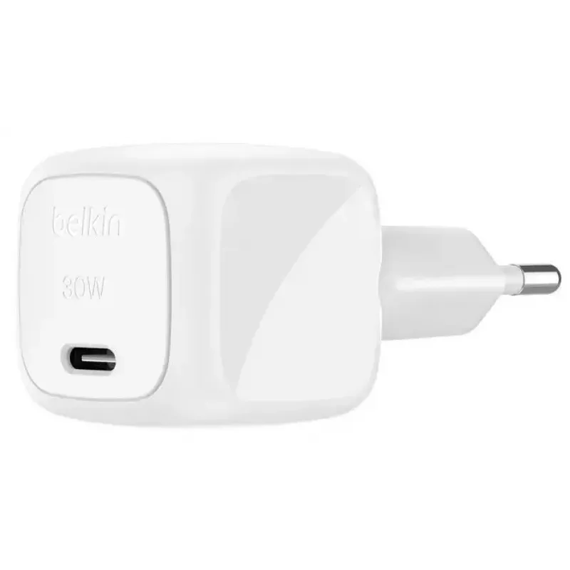 Belkin WCA008kq1MWH-B6 30 W USB-C sieninis greitasis kroviklis