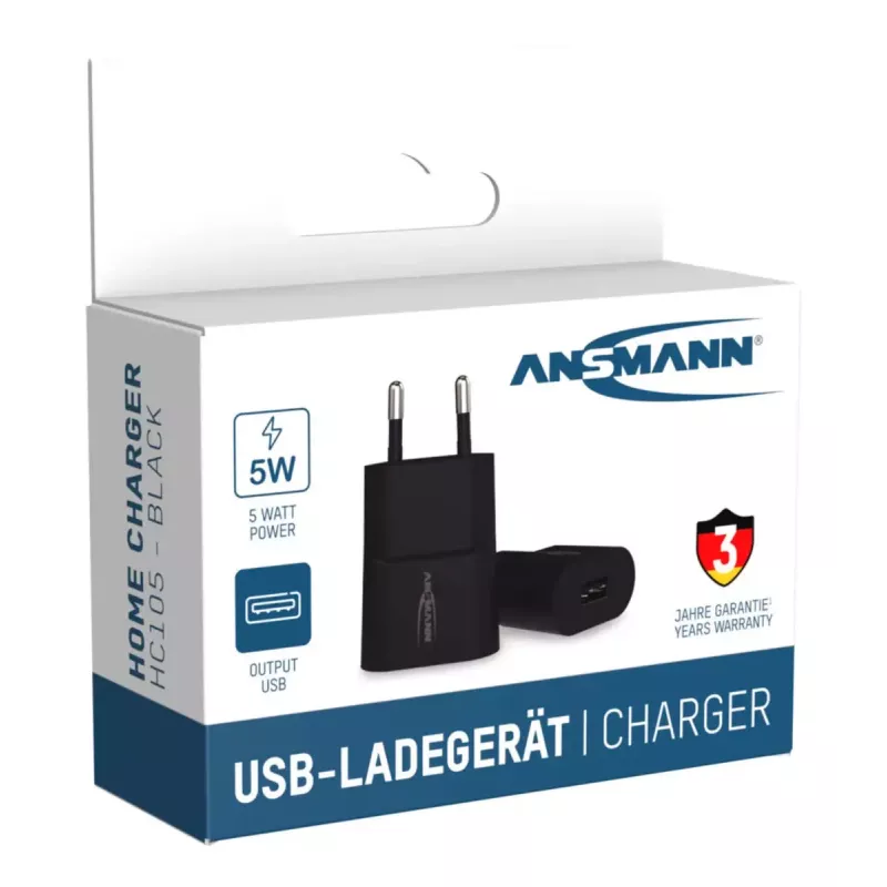 Kroviklis Ansmann HC105 Universal Black AC Indoor