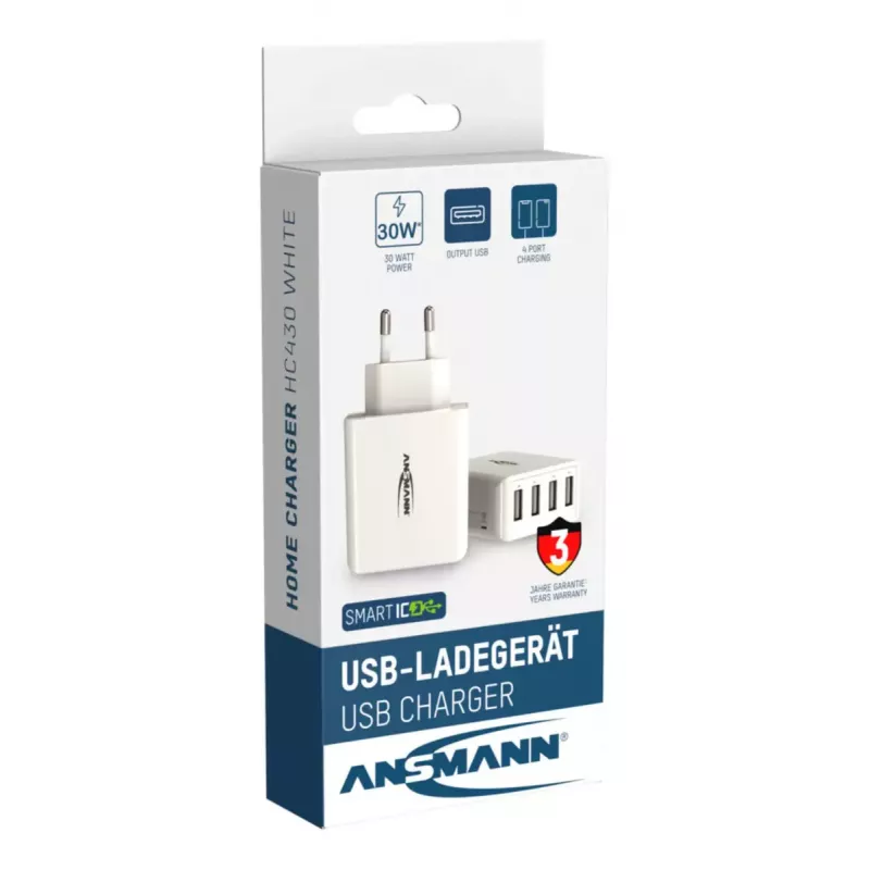 Kroviklis Ansmann HC430 Universal White AC Indoor