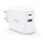 Ugreen 60468 mobiliojo įrenginio įkroviklis Planšetė, Telefonas, Universalus Baltas AC Greitas įkrovimas Vidaus