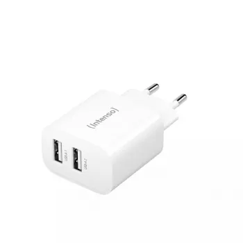 Intenso POWER ADAPTER 2XUSB-A 7802412 Universalus baltas sieninis įkroviklis