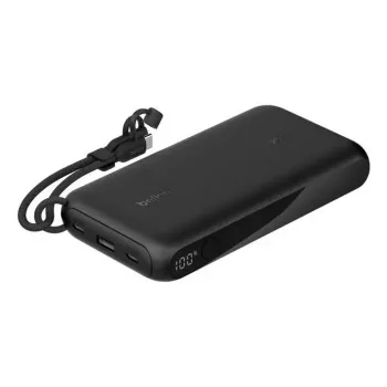 Power bank Belkin BPB028HQBK 20000 mAh, 2× USB-C, 1× USB-A, juoda