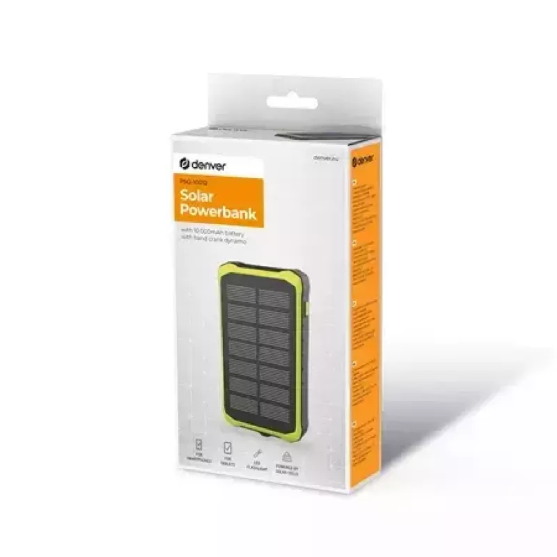 Power Bank Denver PSO-10012 10000 mAh Li-polimeras 2 USB prievadai