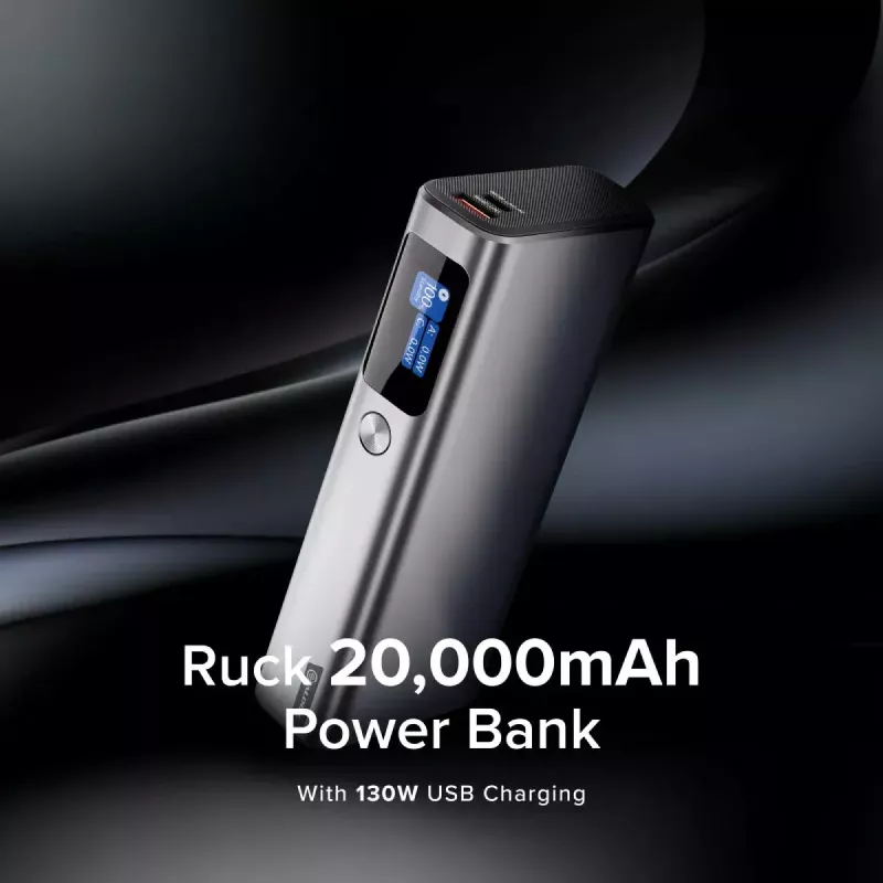 Power Bank ALOGIC Ruck 20000mAh, 130W USB įkrovimas