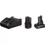 Bosch 1 x GBA 12V 2,0Ah + 1 x GBA 12V 4,0Ah + GAL 12V-40 Professional akumuliatorių įkroviklis