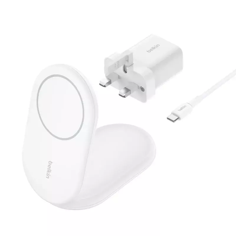 Belaidis įkroviklis Belkin BoostCharge WIB007VFWH USB greitasis įkrovimas patalpoms