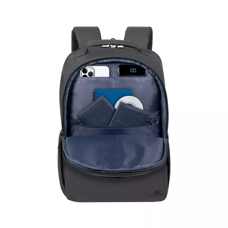 Kasdienė kuprinė Rivacase Tegel Black Polyester Urban stiliaus