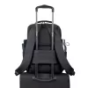 Kasdienė kuprinė Rivacase Tegel Black Polyester Urban stiliaus