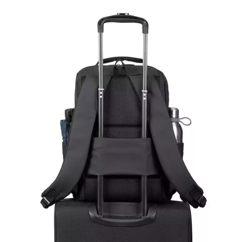 Kasdienė kuprinė Rivacase Tegel Black Polyester Urban stiliaus