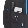 Kuprinė-dėklas nešiojamam kompiuteriui Rivacase 7860, 43,9 cm (17,3 inch), poliesteris, juoda/mėlyna