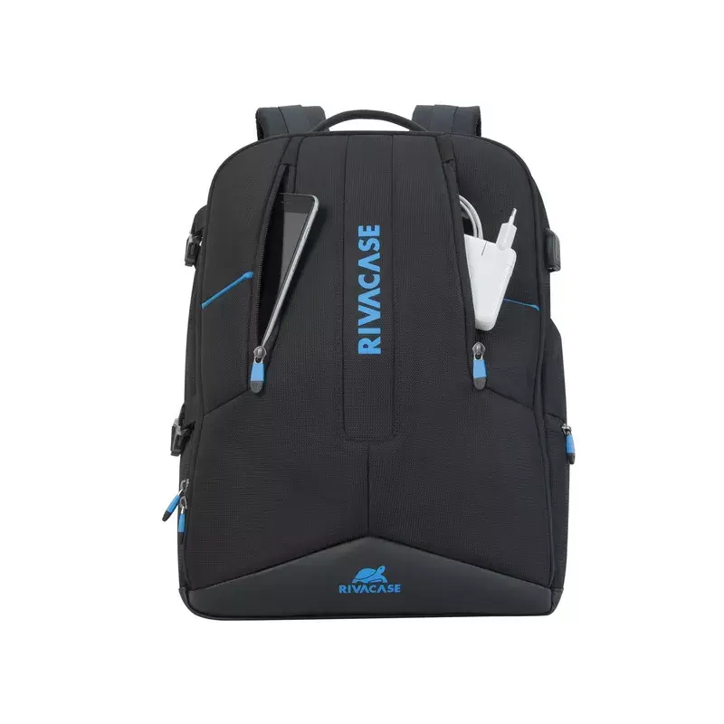 Kuprinė-dėklas nešiojamam kompiuteriui Rivacase 7860, 43,9 cm (17,3 inch), poliesteris, juoda/mėlyna
