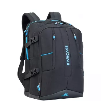 Kuprinė-dėklas nešiojamam kompiuteriui Rivacase 7860, 43,9 cm (17,3 inch), poliesteris, juoda/mėlyna