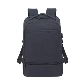Kuprinė Rivacase 8365, skirta 17,3 col. nešiojamiesiems kompiuteriams, poliesteris, juoda, 850 g