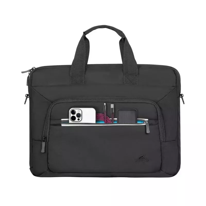 Rivacase 7521 Alpendorf ECO nešiojamojo kompiuterio krepšys 13,3–14 colių (35,6 cm), drobė, juodas