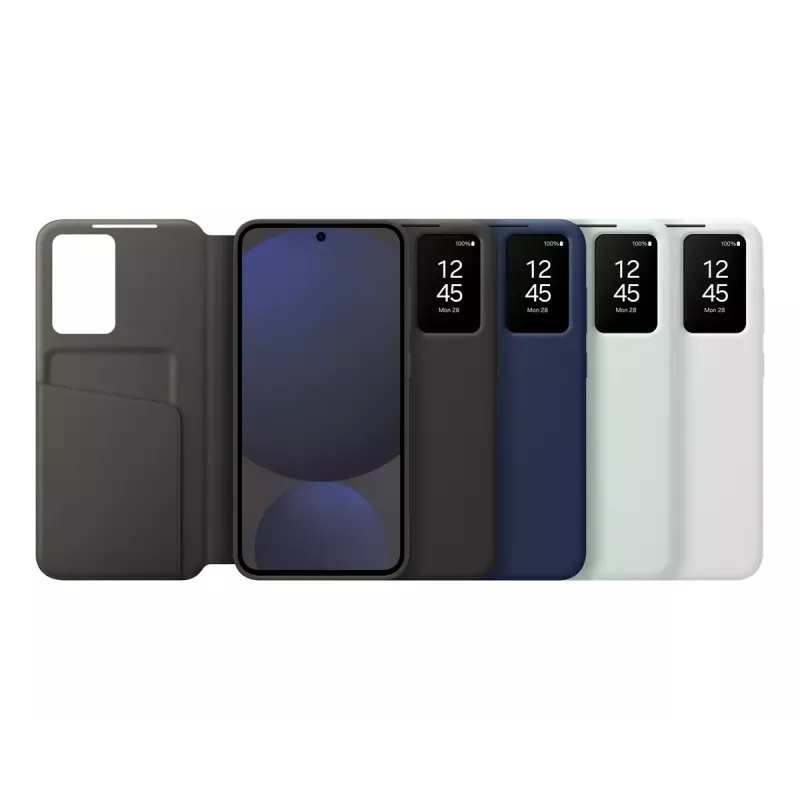 Dėklas su pinigine Samsung Galaxy S24 FE 6,7 colio baltas 1 kortelių kišenė