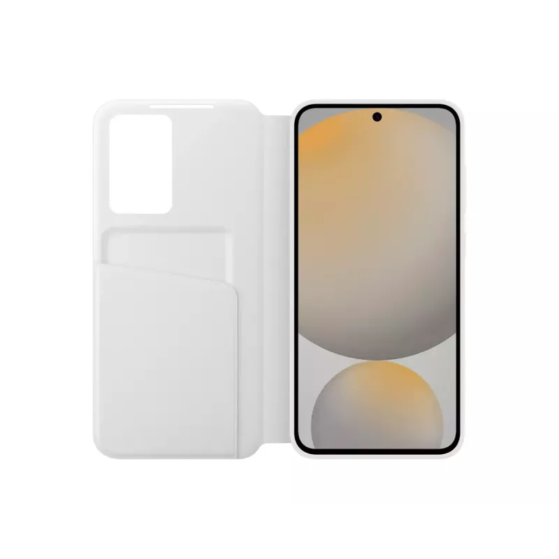 Dėklas su pinigine Samsung Galaxy S24 FE 6,7 colio baltas 1 kortelių kišenė