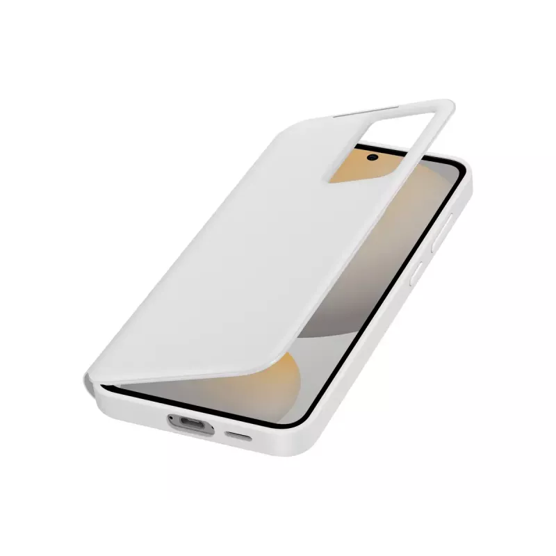 Dėklas su pinigine Samsung Galaxy S24 FE 6,7 colio baltas 1 kortelių kišenė