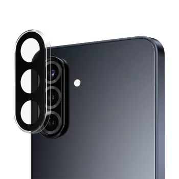 PanzerGlass Hoops Skaidrus fotoaparato objektyvo apsauginis stiklas Samsung Galaxy A56 5G, atsparus įbrėžimams ir smūgiams
