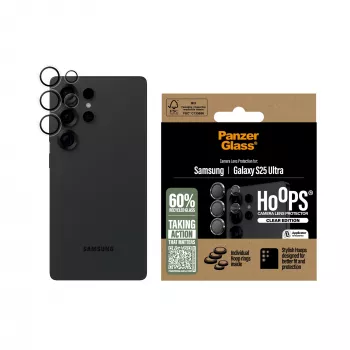 PanzerGlass ® Hoops® Camera Lens Protector permatomas Samsung Galaxy S25 Ultra