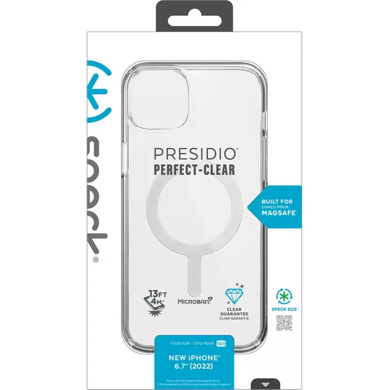 Speck Presidio Perfect Clear Dėklas su MagSafe iPhone 14 Plus