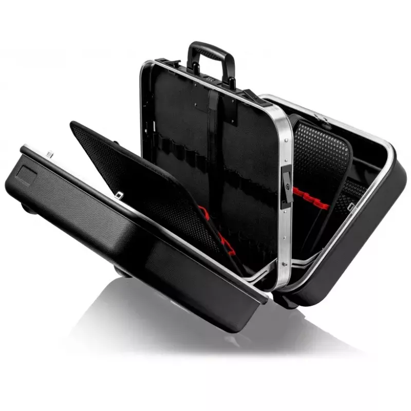 Dėžė įrankiams Knipex BIG Twin Tool box Aliuminė Juoda