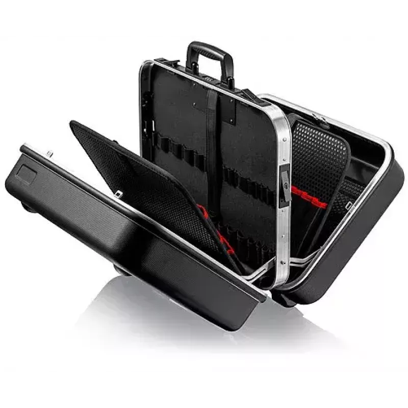 Dėžė įrankiams Knipex BIG Twin Tool box Aliuminė Juoda