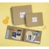 Hama Craft rudos spalvos fotoalbumas 40 lapų 10x15 cm spiralinis įrišimas