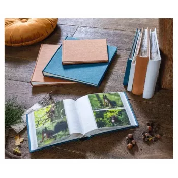 Hama raukšlėtas fotoalbumas Rudas 36 lapai 10x15 cm Knygos įrišimas