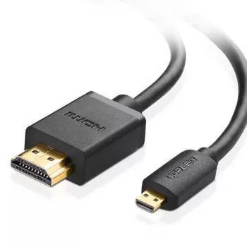 Ugreen 30104 HDMI laidas 3 m HDMI Type D (Micro) HDMI Type A (Standartinis) Juodas