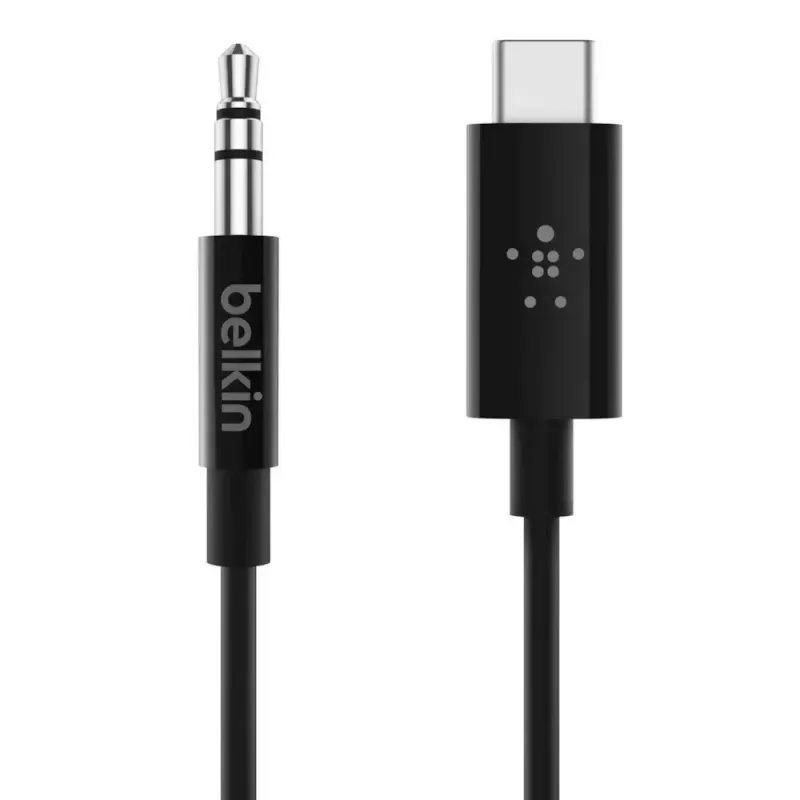 Garso kabelis Belkin RockStar 3,5 mm su USB-C jungtimi