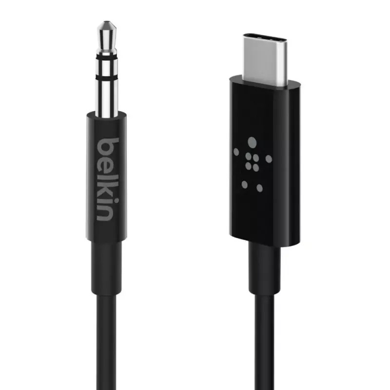 Garso kabelis Belkin RockStar 3,5 mm su USB-C jungtimi
