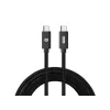 Conceptronic ETTA03B12 USB C-C PD 3.1 240W greito įkrovimo laidas 1,2 m, 48V 5A, 480Mbps, E-Mark