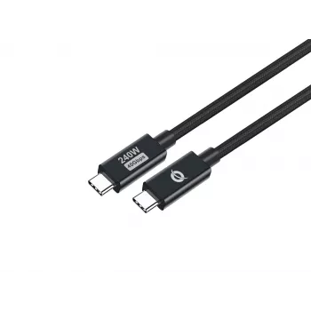 Conceptronic ETTA04B12 USB 4.0 Gen 3 C-C PD 3.1 240W laidas 1,2 m, 48V 5A, 40Gbps, E-Mark