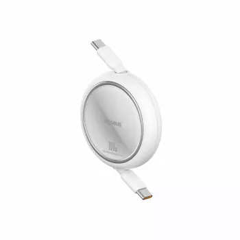 USB laidas Baseus Free2Pull 1m USB C baltas