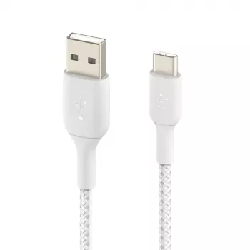 USB kabelis Belkin CAB002BT3MWH 3 m USB A USB C Baltas