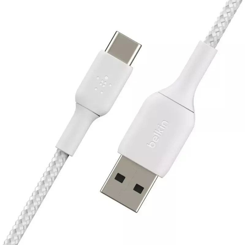 USB kabelis Belkin CAB002BT3MWH 3 m USB A USB C Baltas
