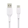 USB kabelis Belkin CAB002BT3MWH 3 m USB A USB C Baltas