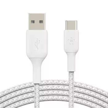 USB kabelis Belkin CAB002BT3MWH 3 m USB A USB C Baltas