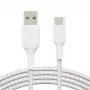 USB kabelis Belkin CAB002BT3MWH 3 m USB A USB C Baltas